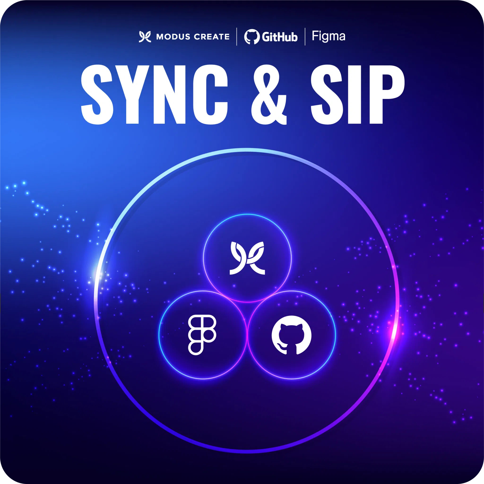 SYNC & SIP WITH GITHUB, FIGMA, AND MODUS CREATE