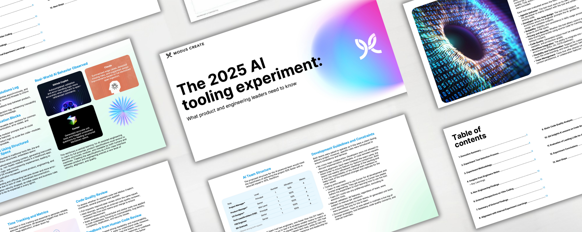 AI tooling experiment report