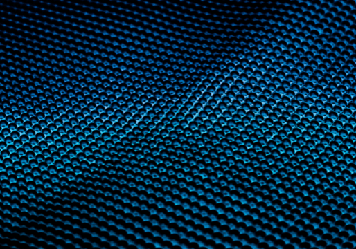 Blue geometric patterns