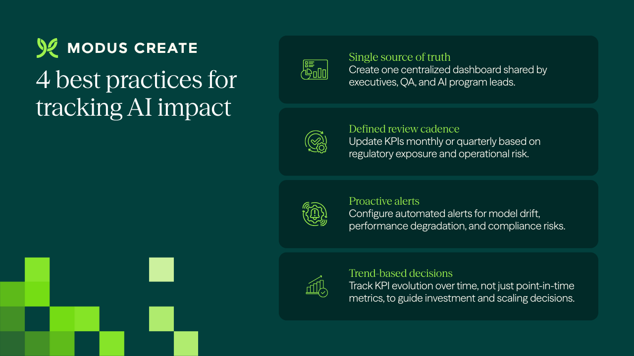 4 best practices for tracking AI impact