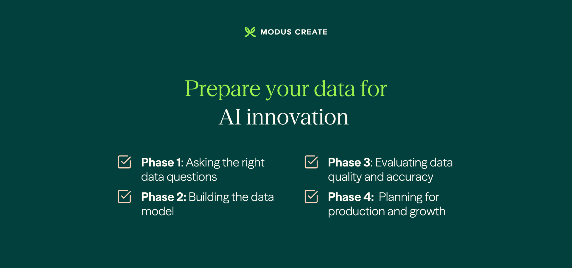 Modus Create's Maria Knorps on getting your data ready for AI innovation