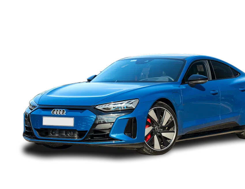 Blue Audi car