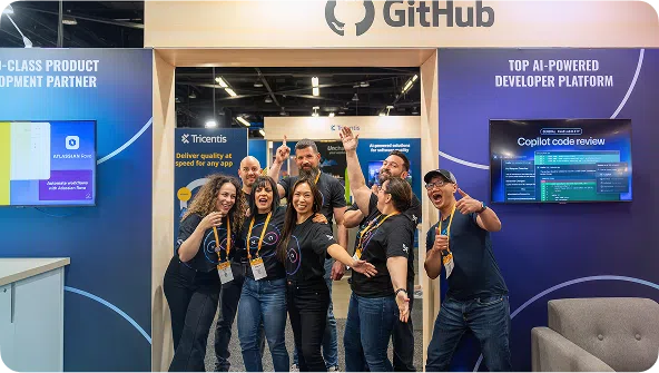 Team posing for picture