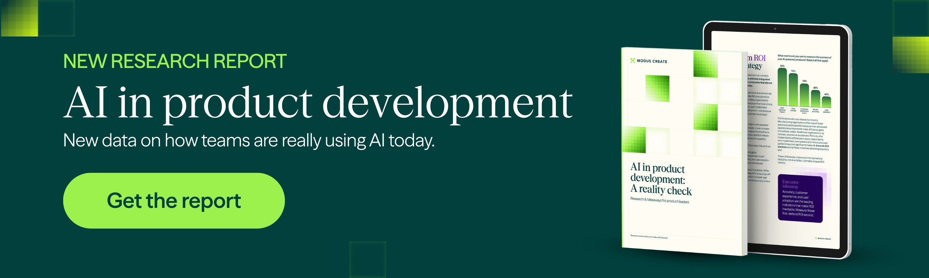 AI in product development: research report