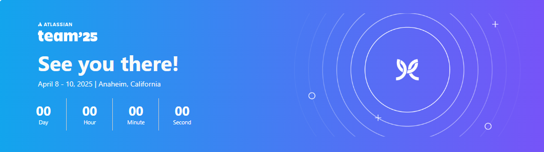 Invite countdown to Atlassian event