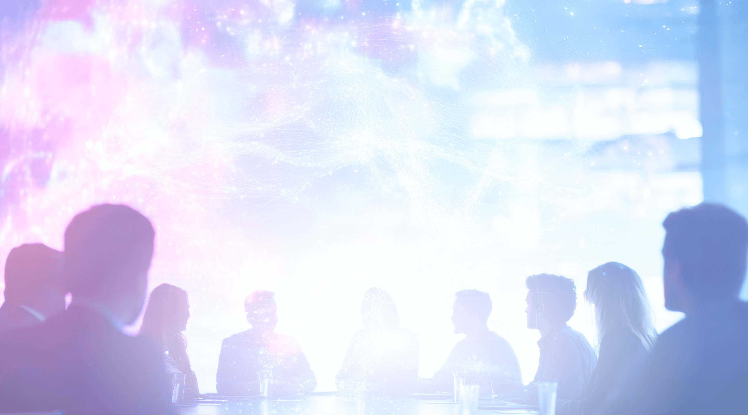 People sitting in a meeting