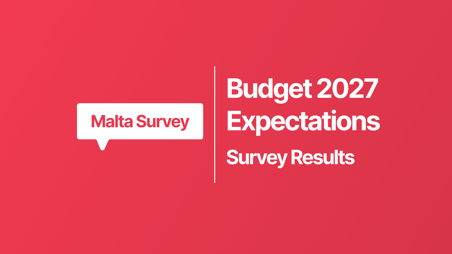 Malta Budget 2027 Expectations