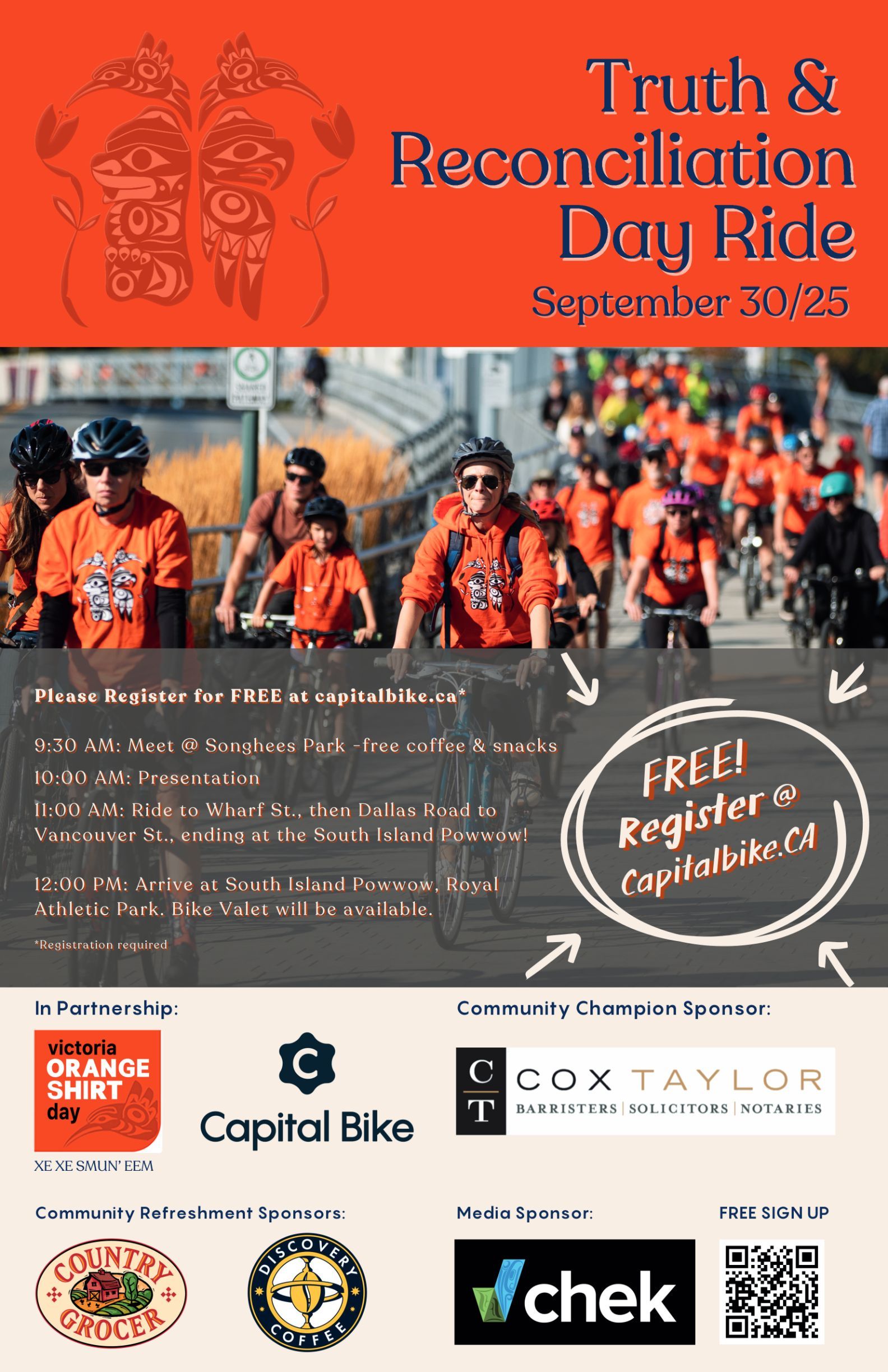 Reconciliation Day Ride Poster 2025 