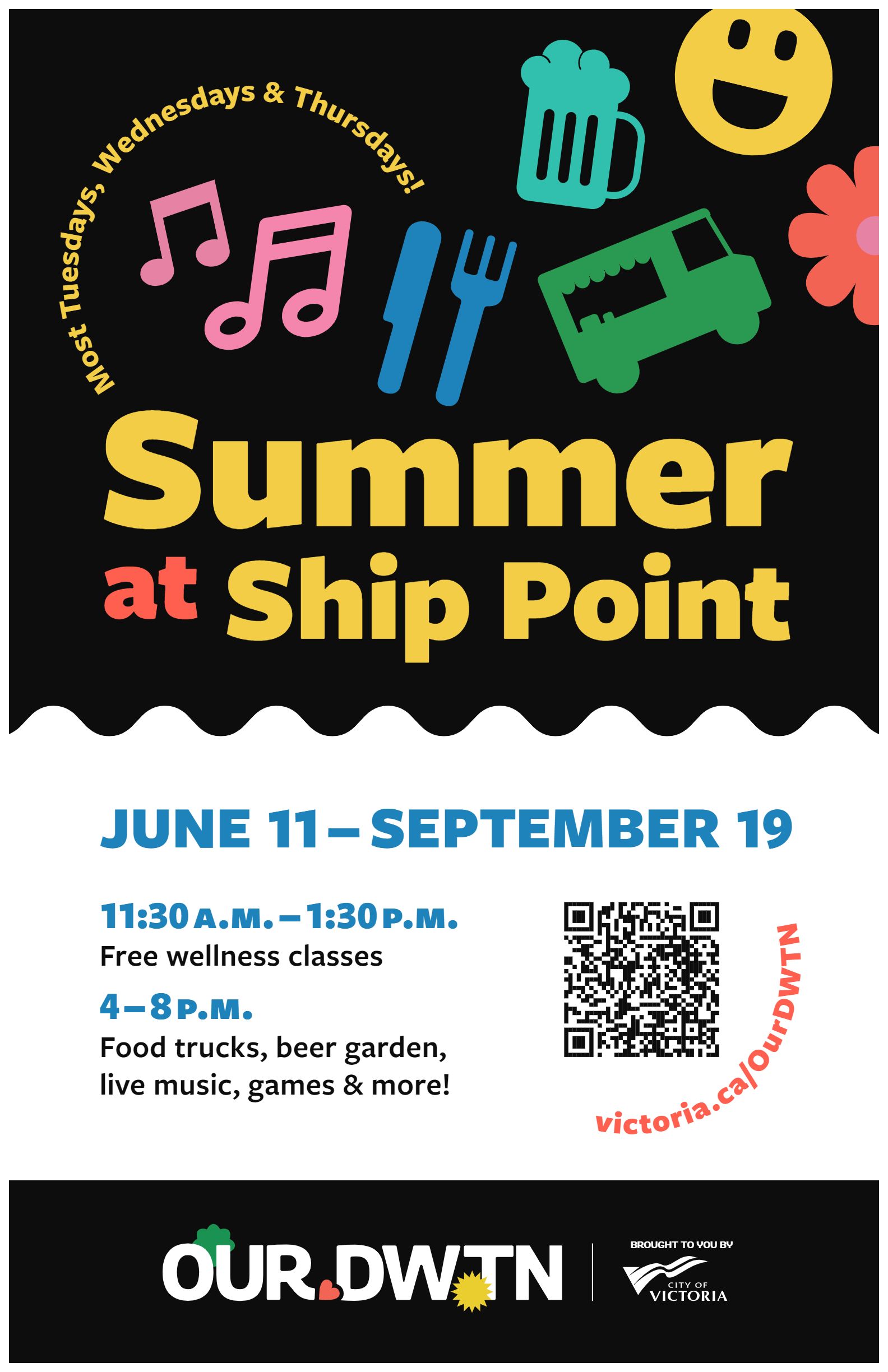 Summer at Ship Point Poster