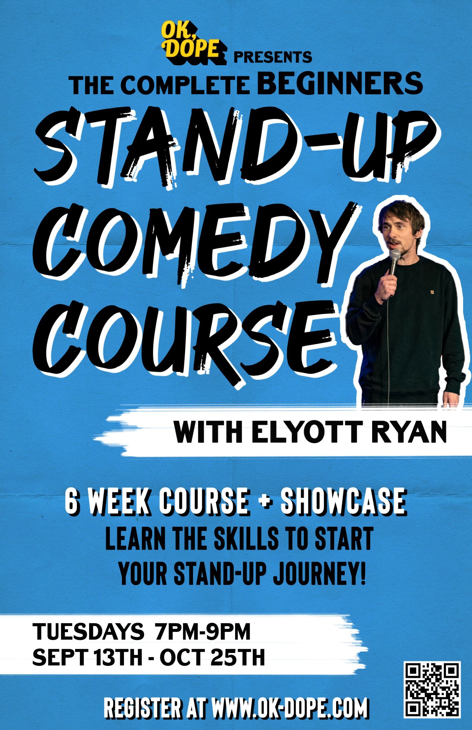 Standup Comedy Course Poster Sept 2022