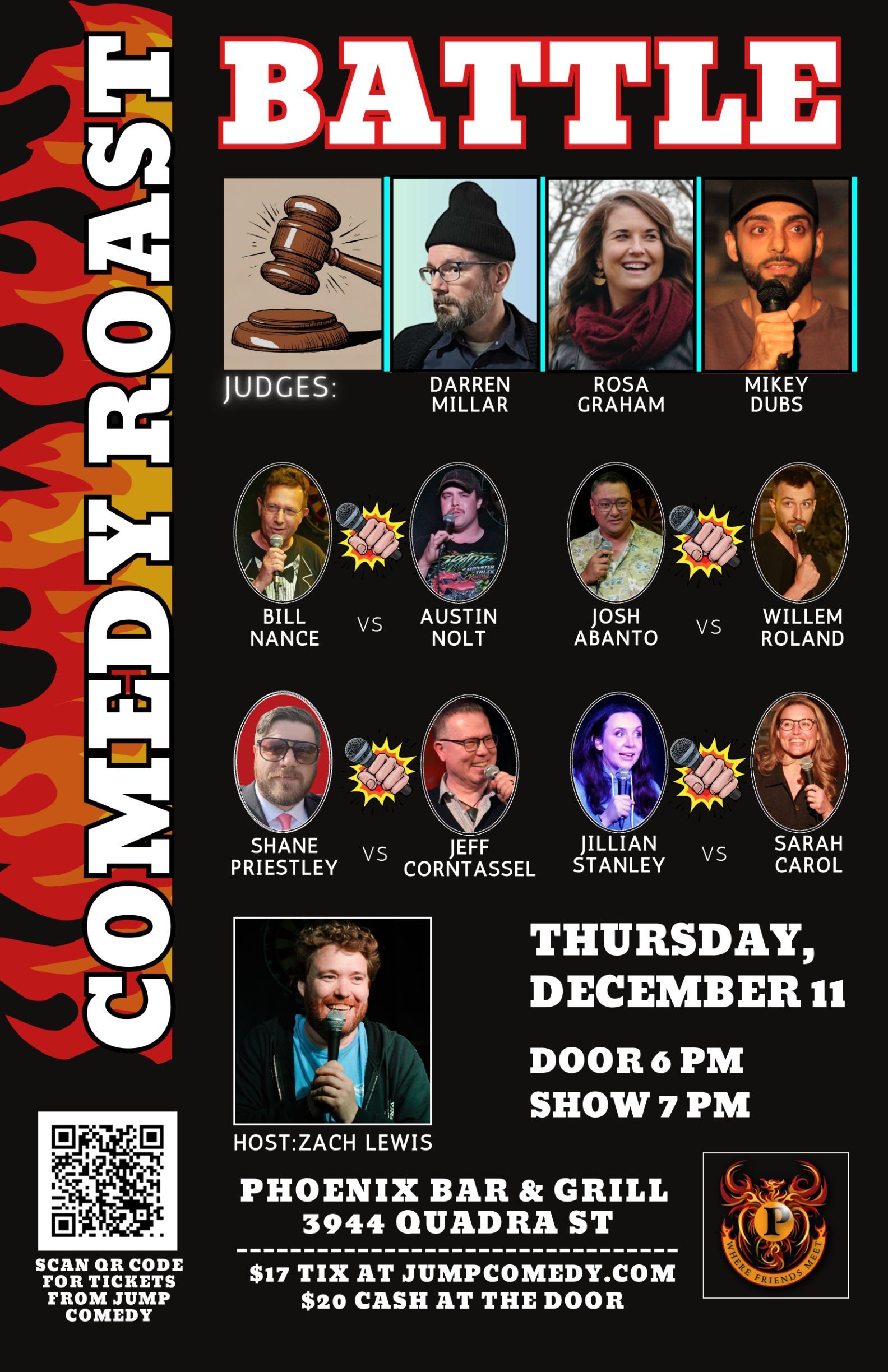 COMEDY ROAST BATTLE DEC 11 2025