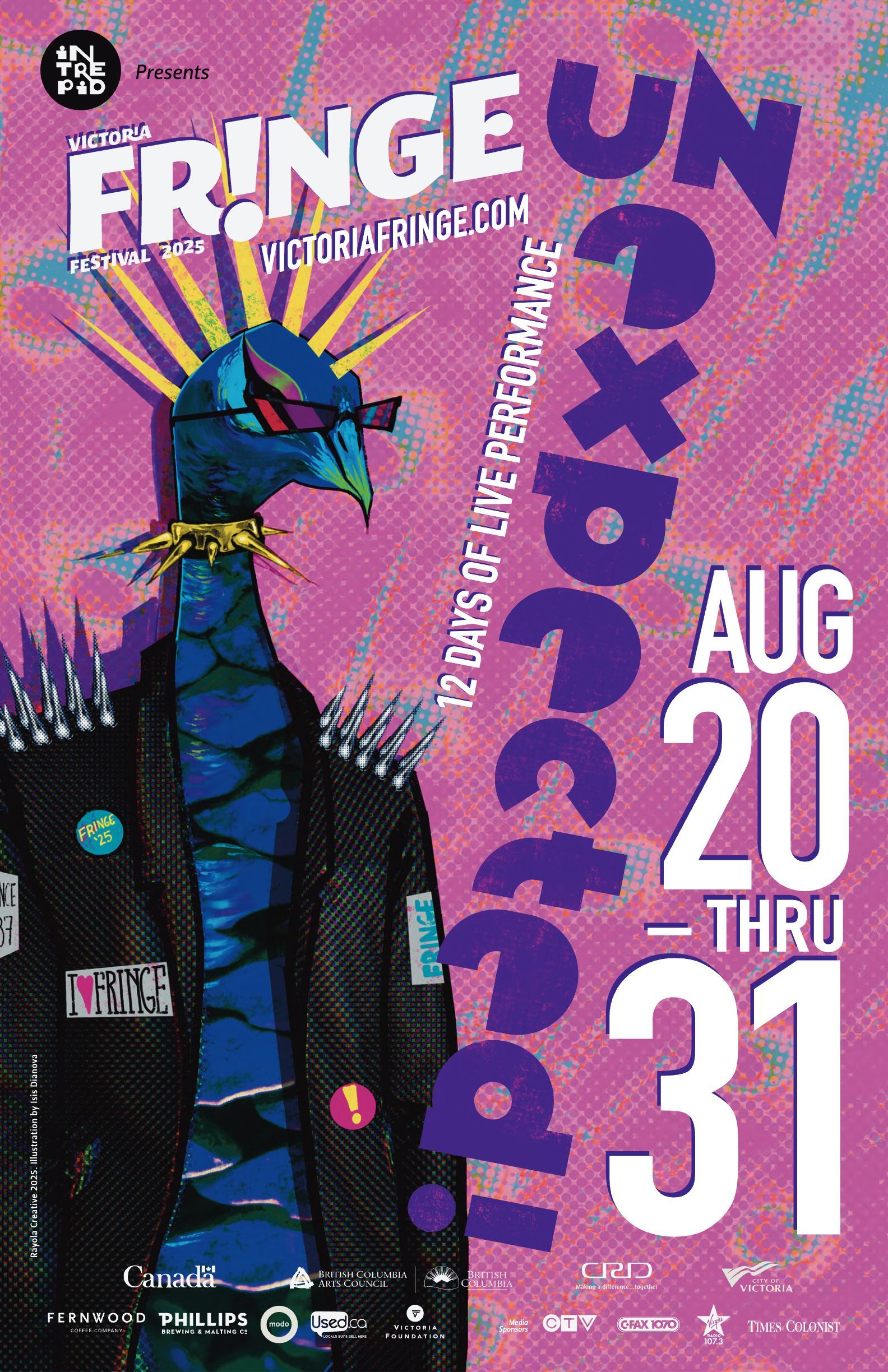Fringe 2025 Poster 11x17 PRINT reduced
