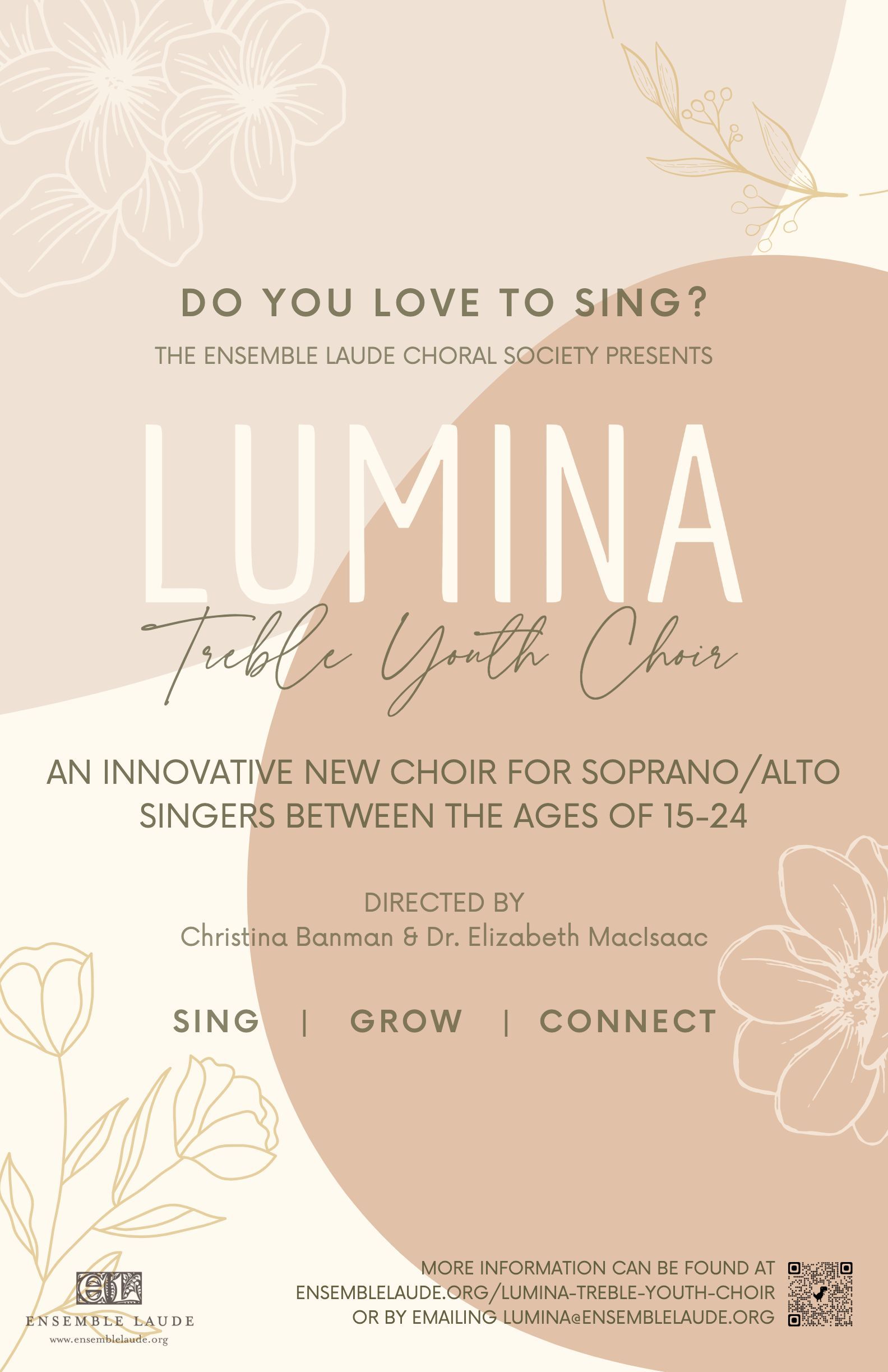 Lumina Treble Youth Choir (11 × 17 in)