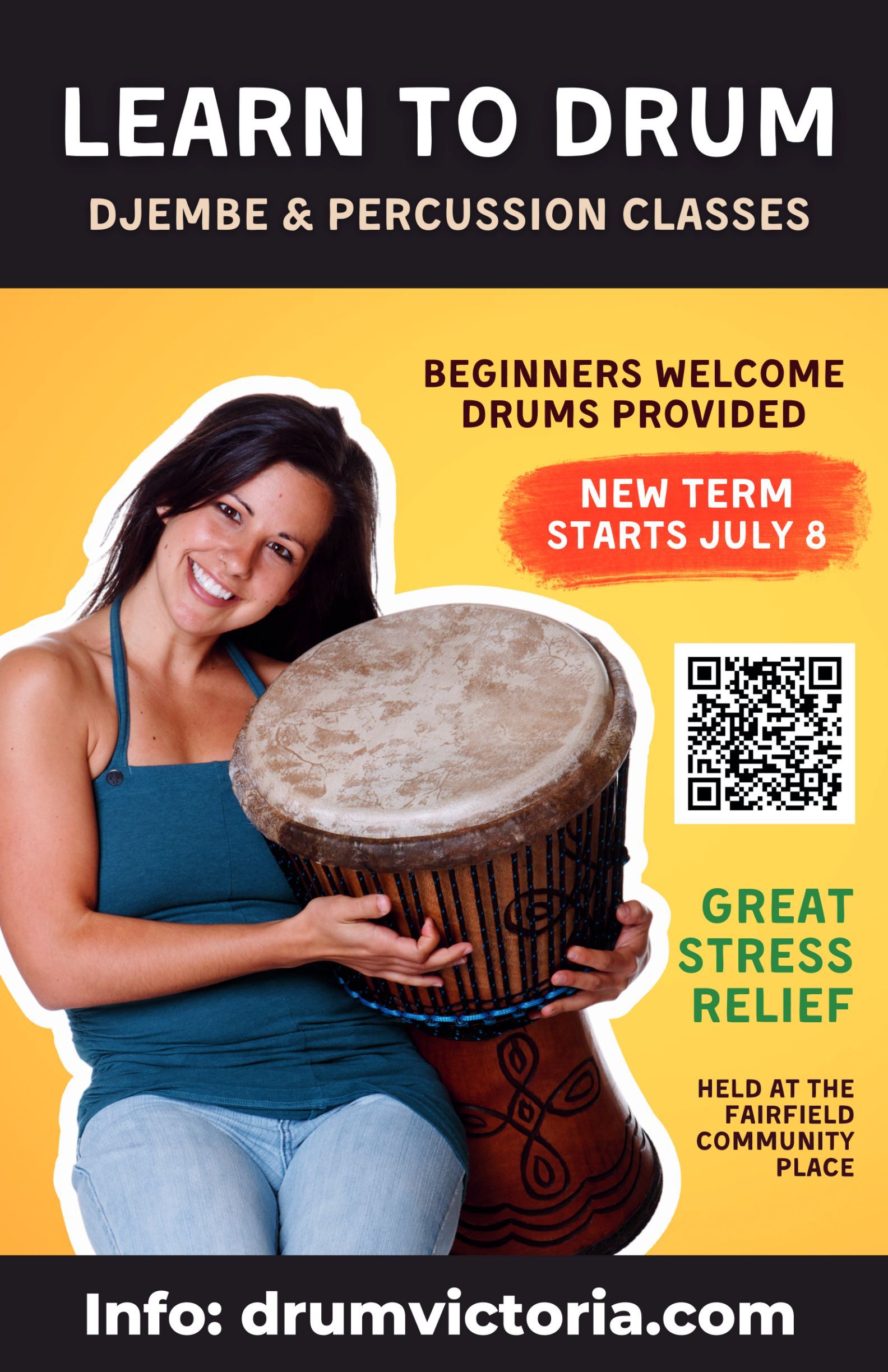 Learn to Drum VicPOsters