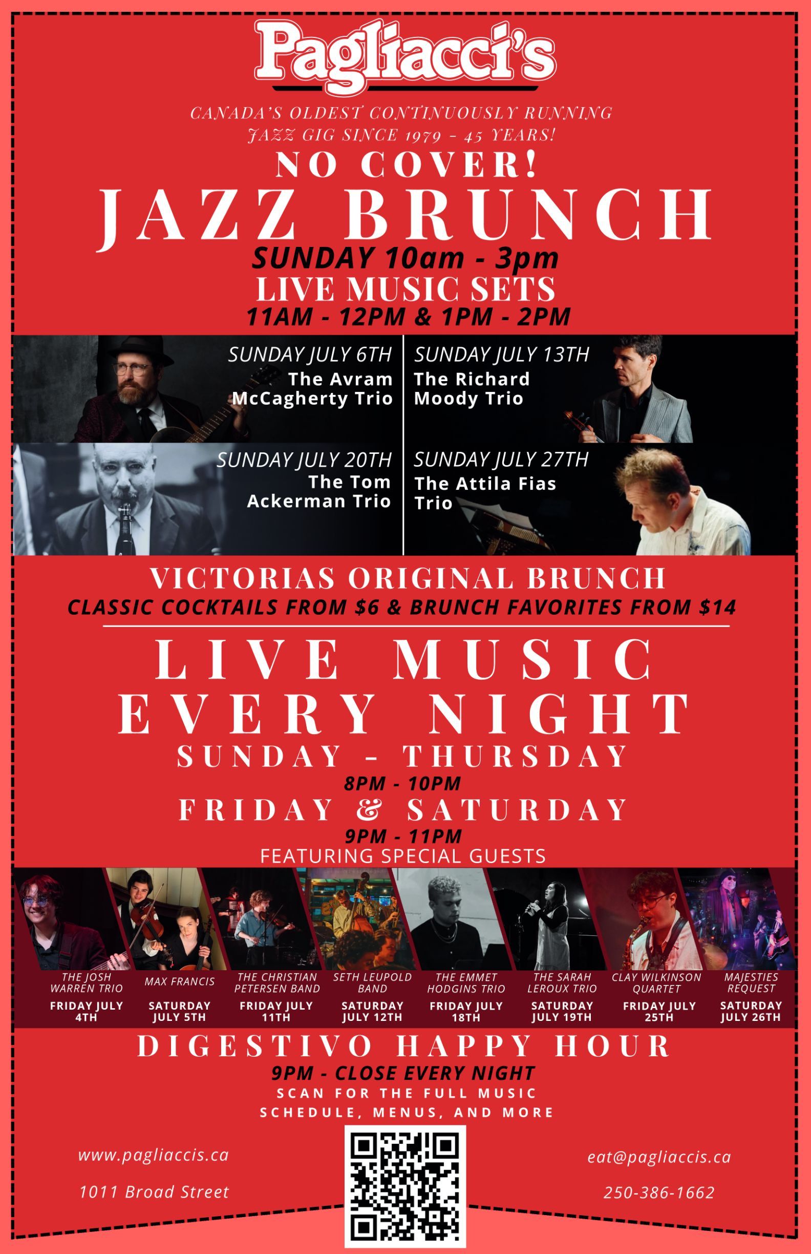 4B 8W Jazz Brunch Poster 11x17