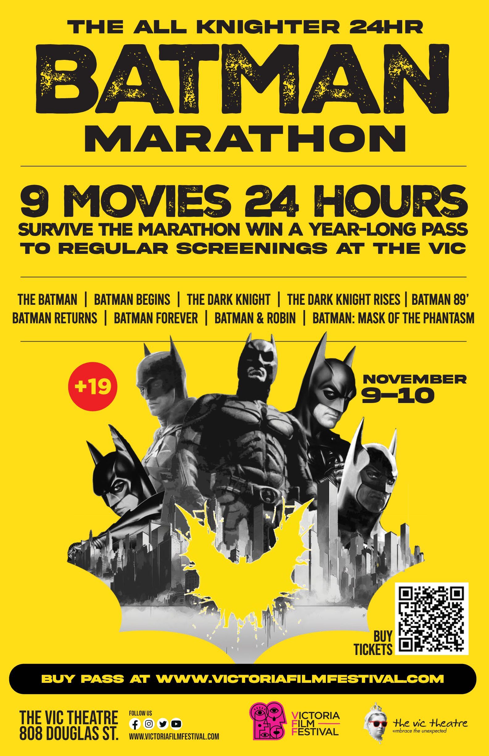 Batman Maraton Vic Posters