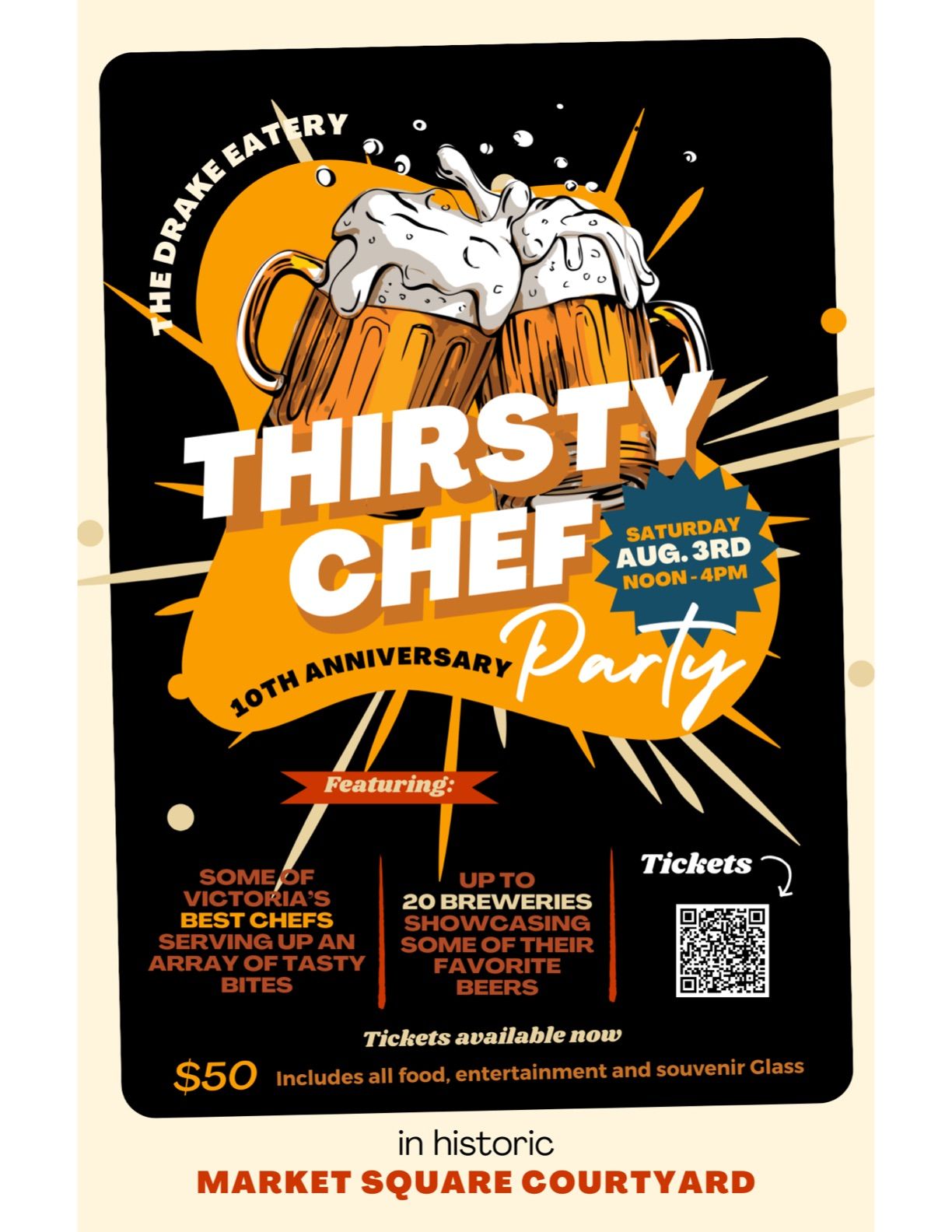 Thirsty Chef Poster (11 x 17 in) (1)
