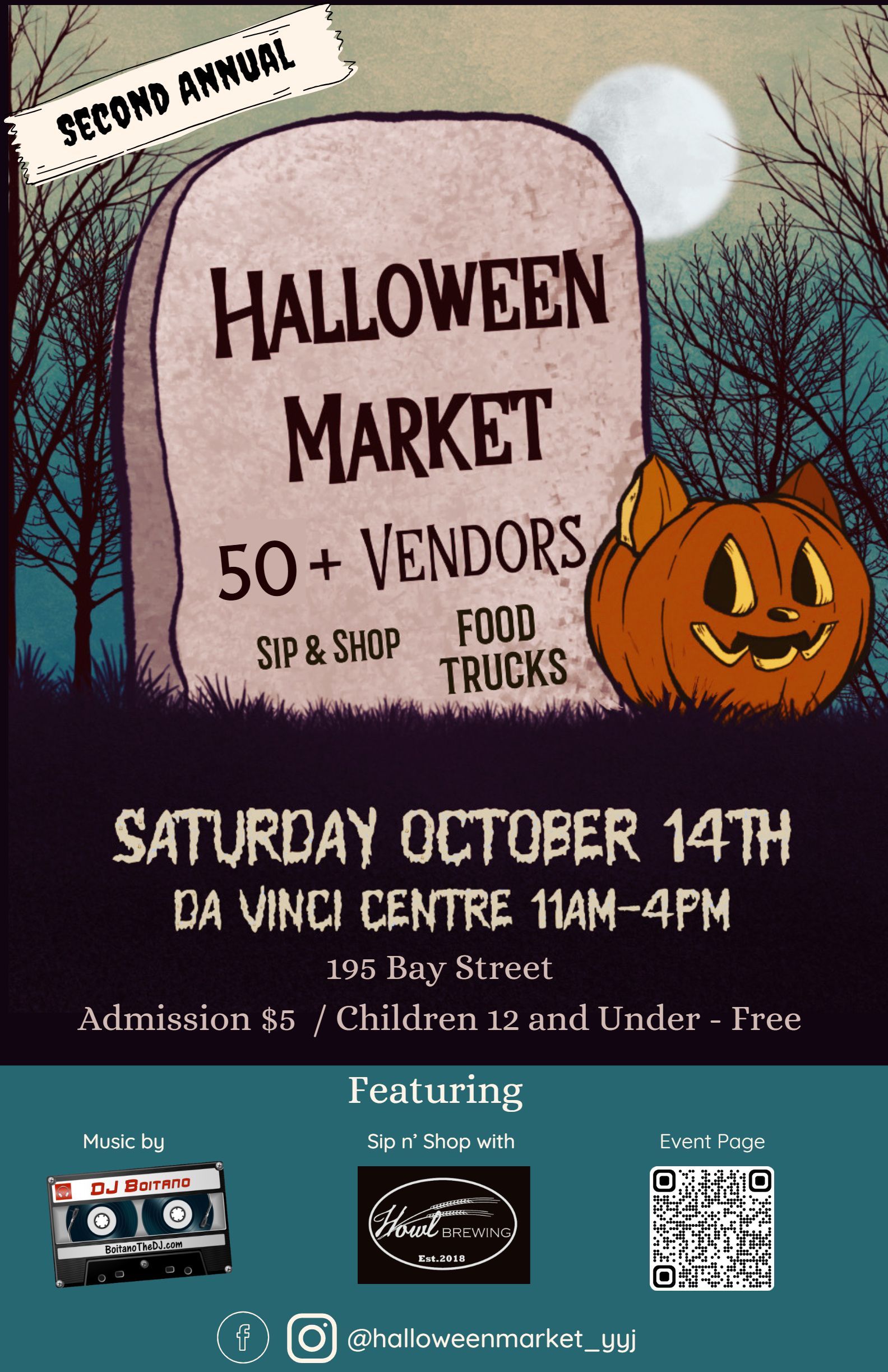Copy of Halloween Market Poster (11 × 17 in)