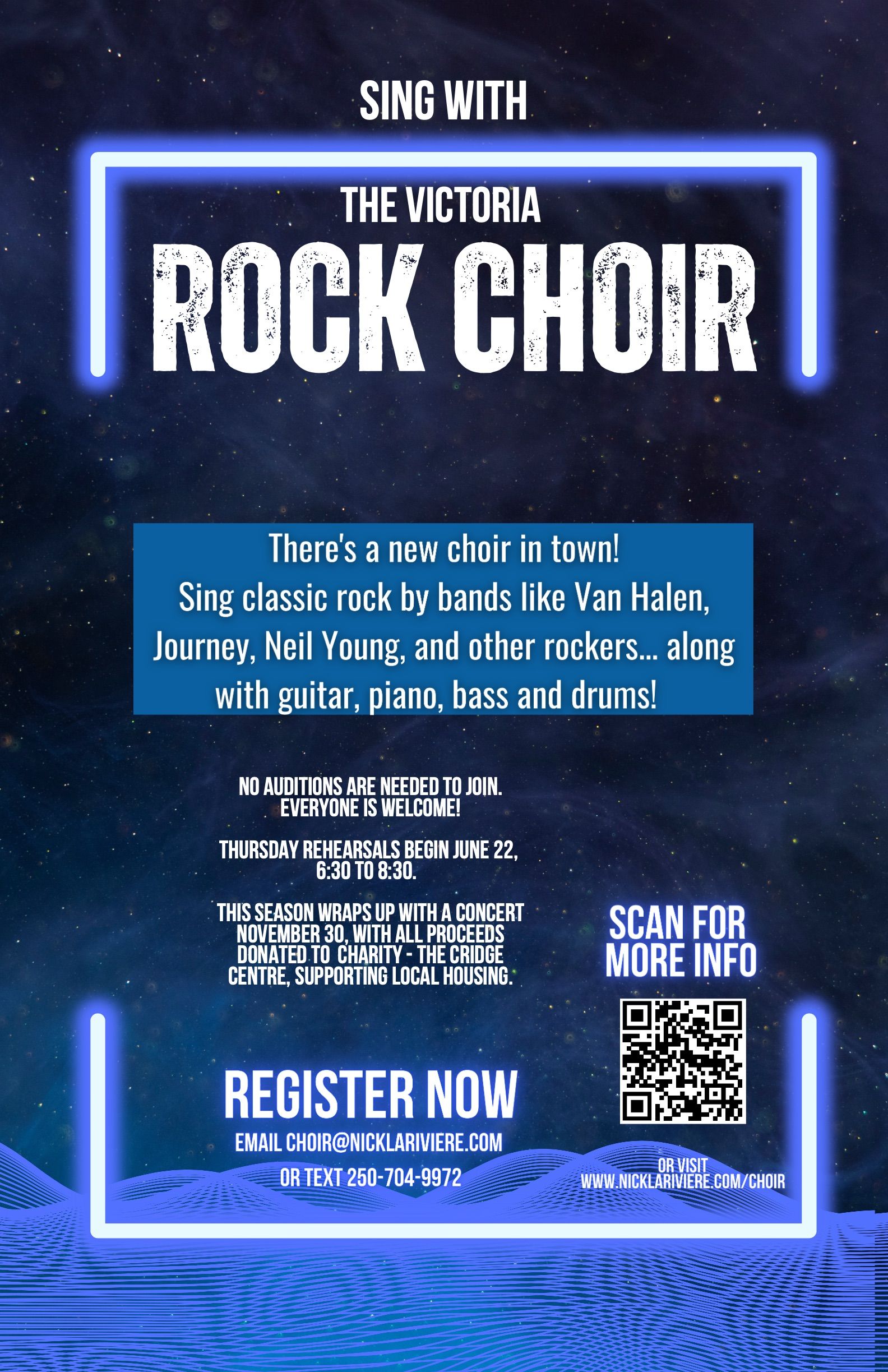 The Victoria Rock Choir (11 × 17 in)