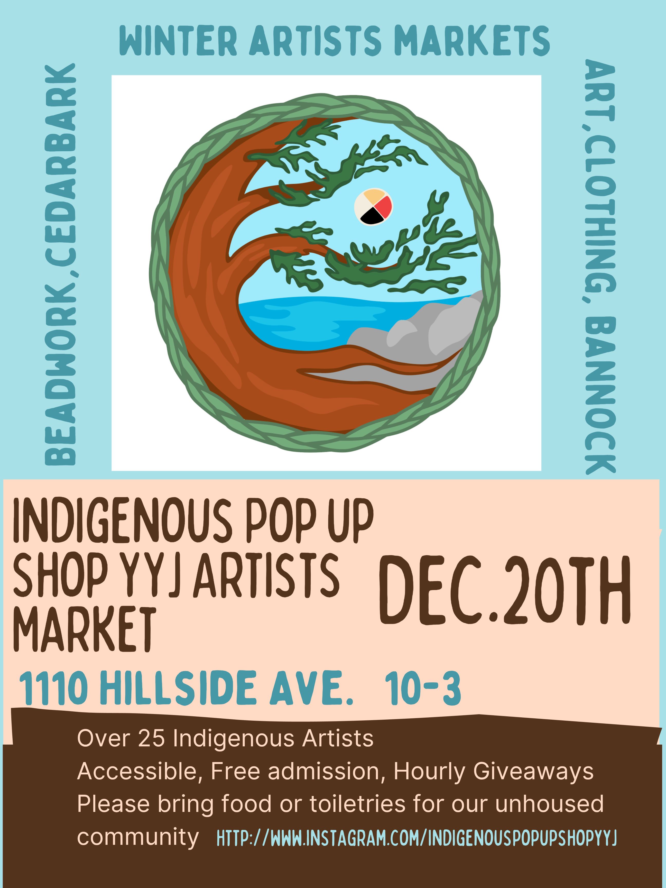 NAIDOC Week Poster in Blue Pink Organic Style (4)