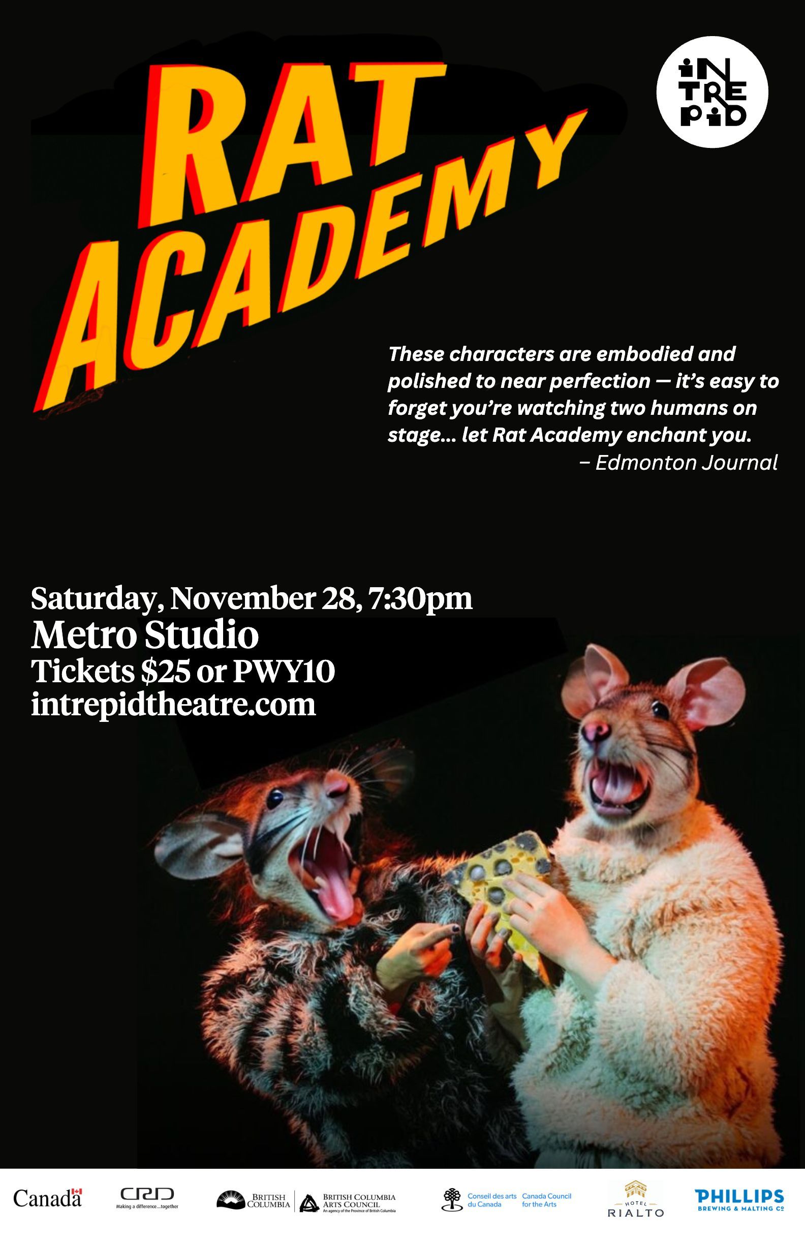 j bird and rat academy 11 x 17