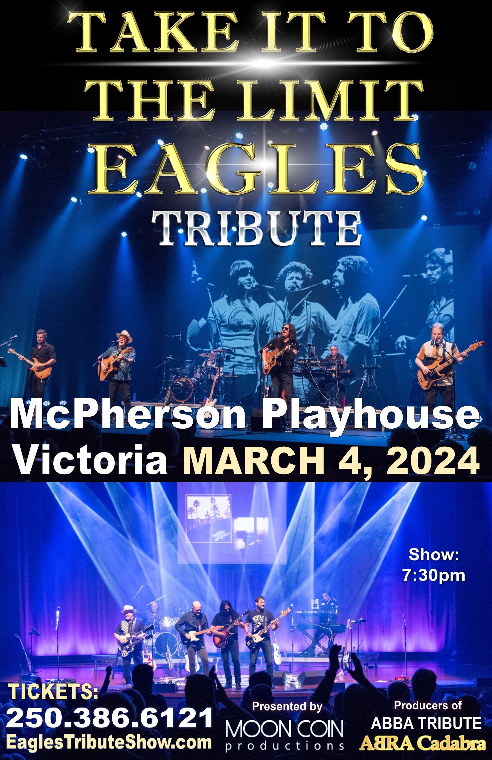 POSTER Take It To the Limit_Eagles Tribute_11 X 17 POSTER_McPherson Playhouse MAR 4 2024