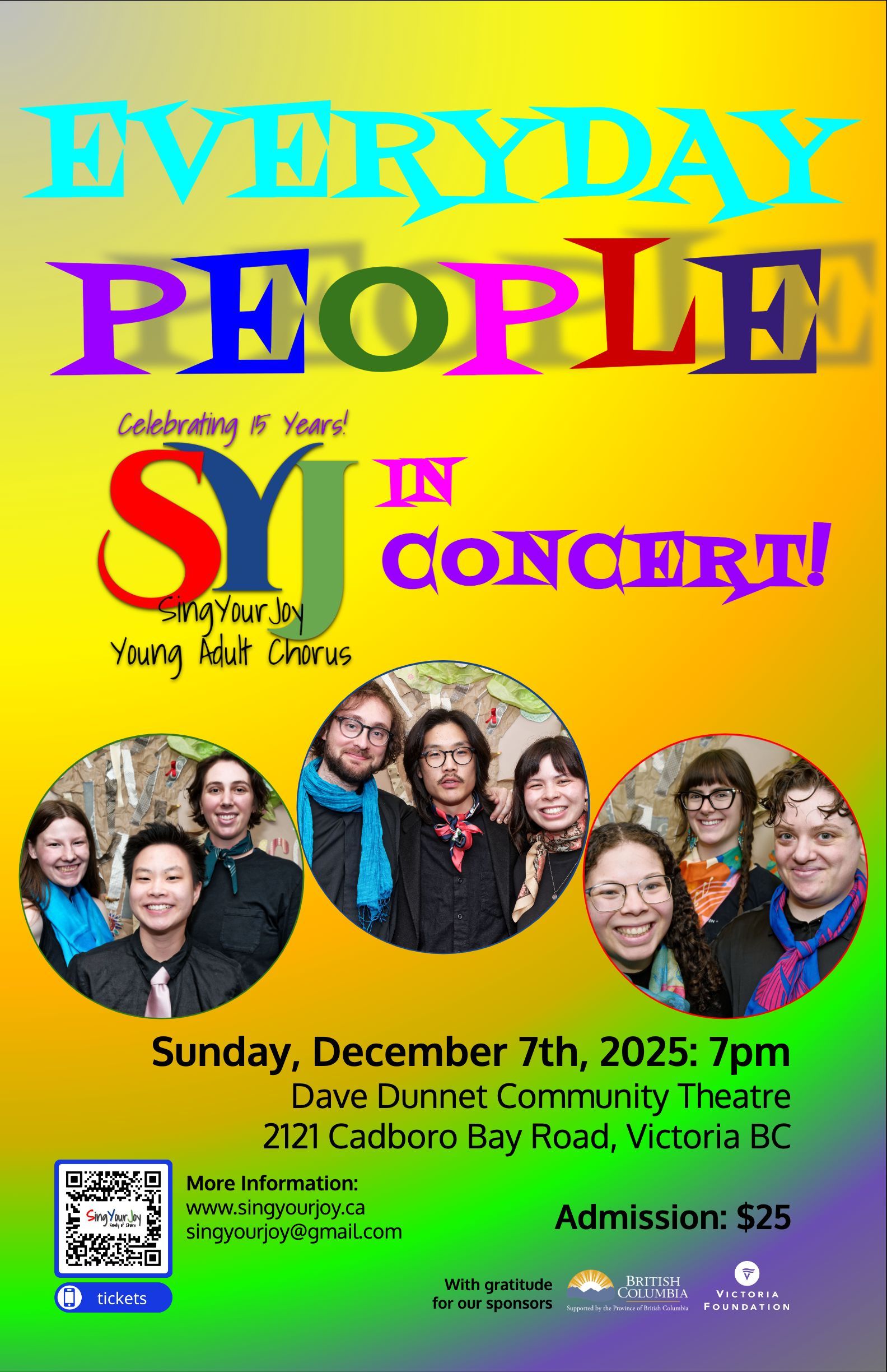 Everyday People - SingYourJoy in Concert Dec 2025 poster final