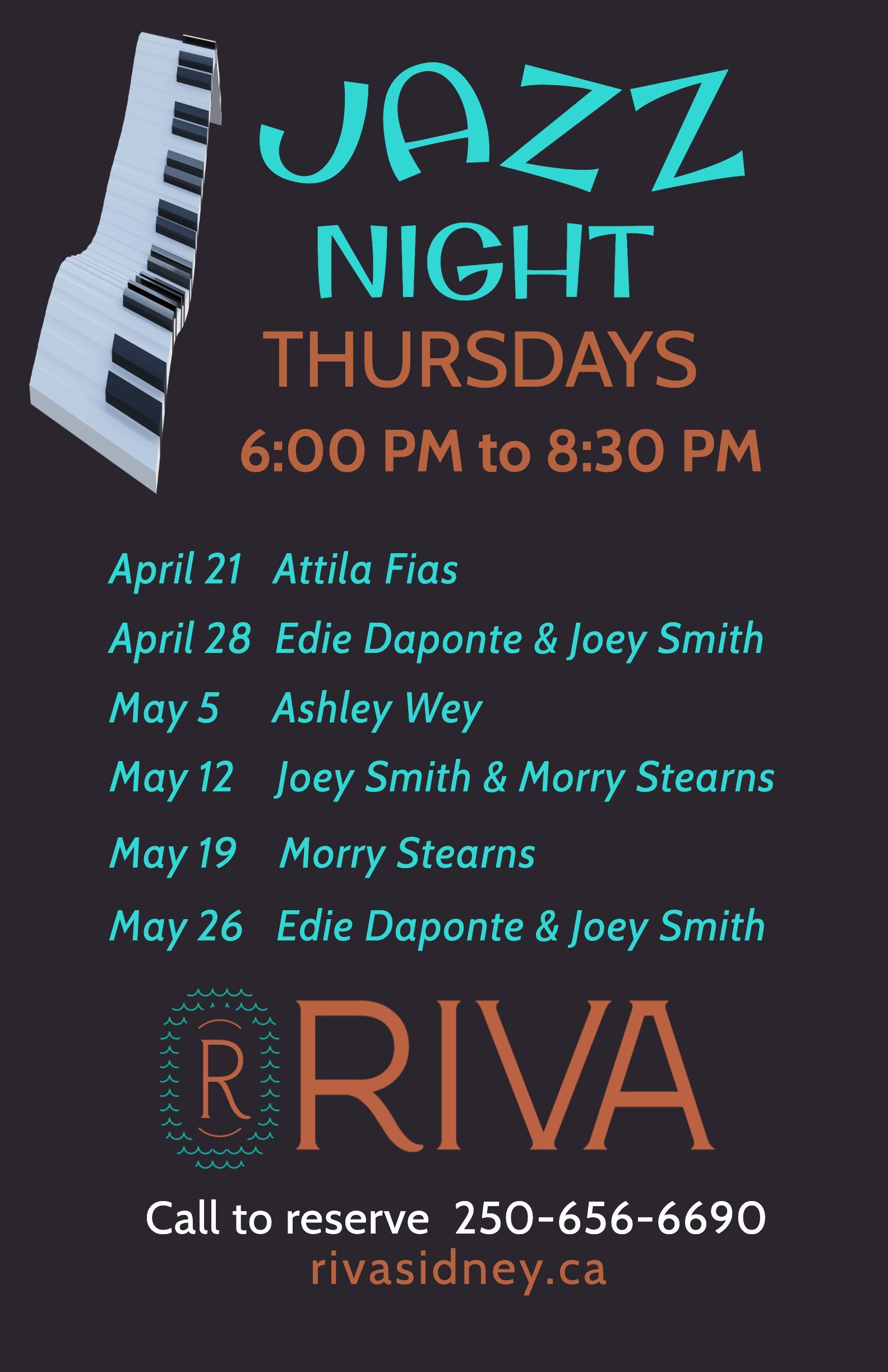 AprilMay Jazz at RIVA