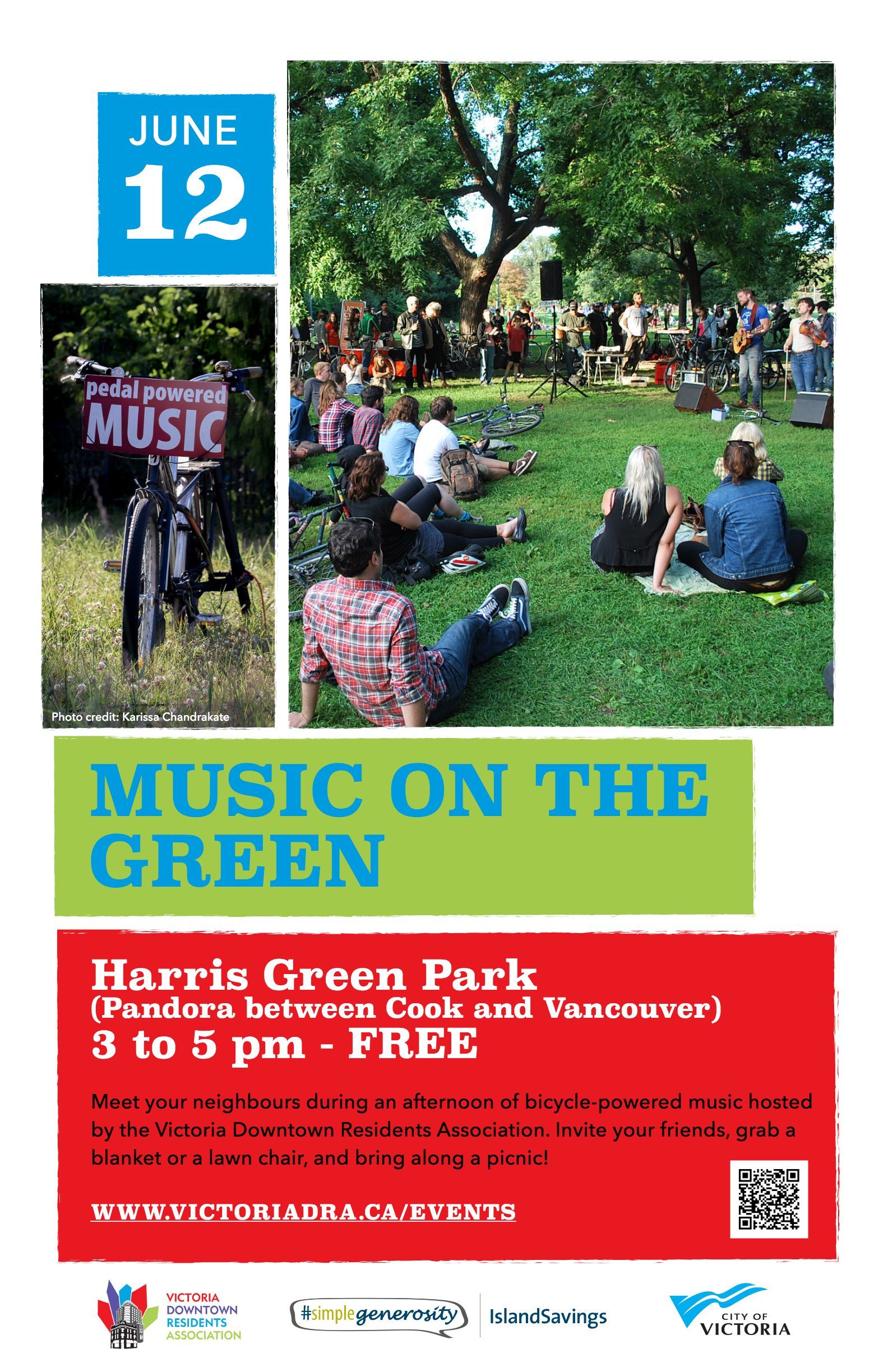 Music on the Green Poster