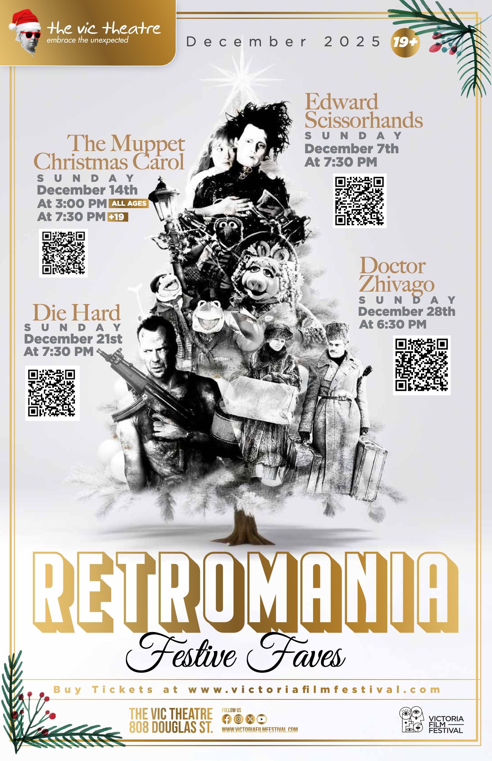 Retromania Festives FavesVic Poster