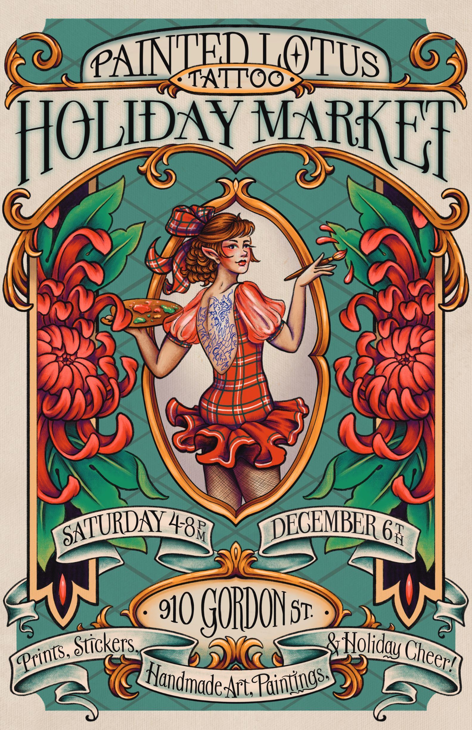 PaintedLotusHolidayMarket