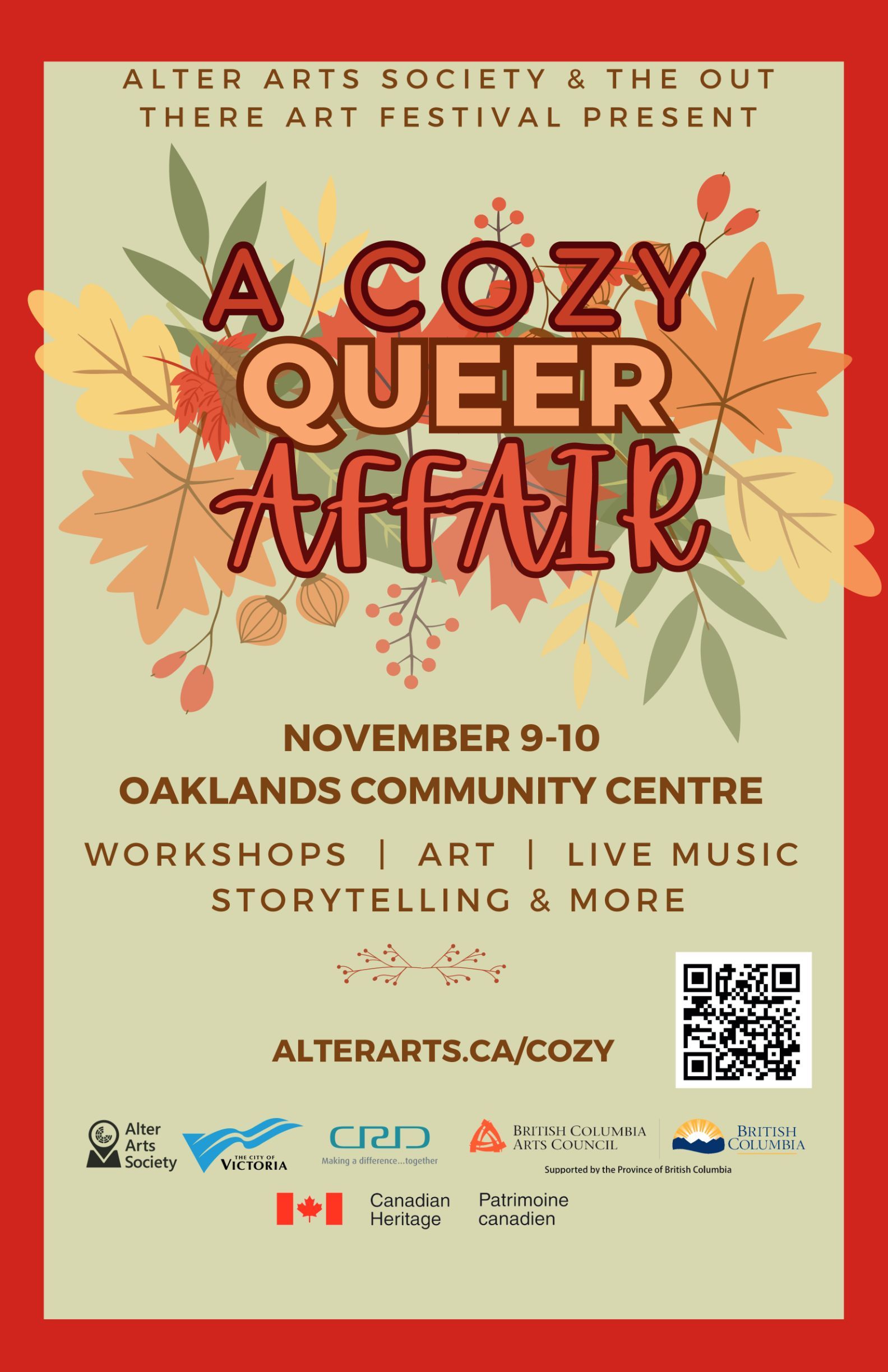 Alter Arts Society & the Out There Fest poster