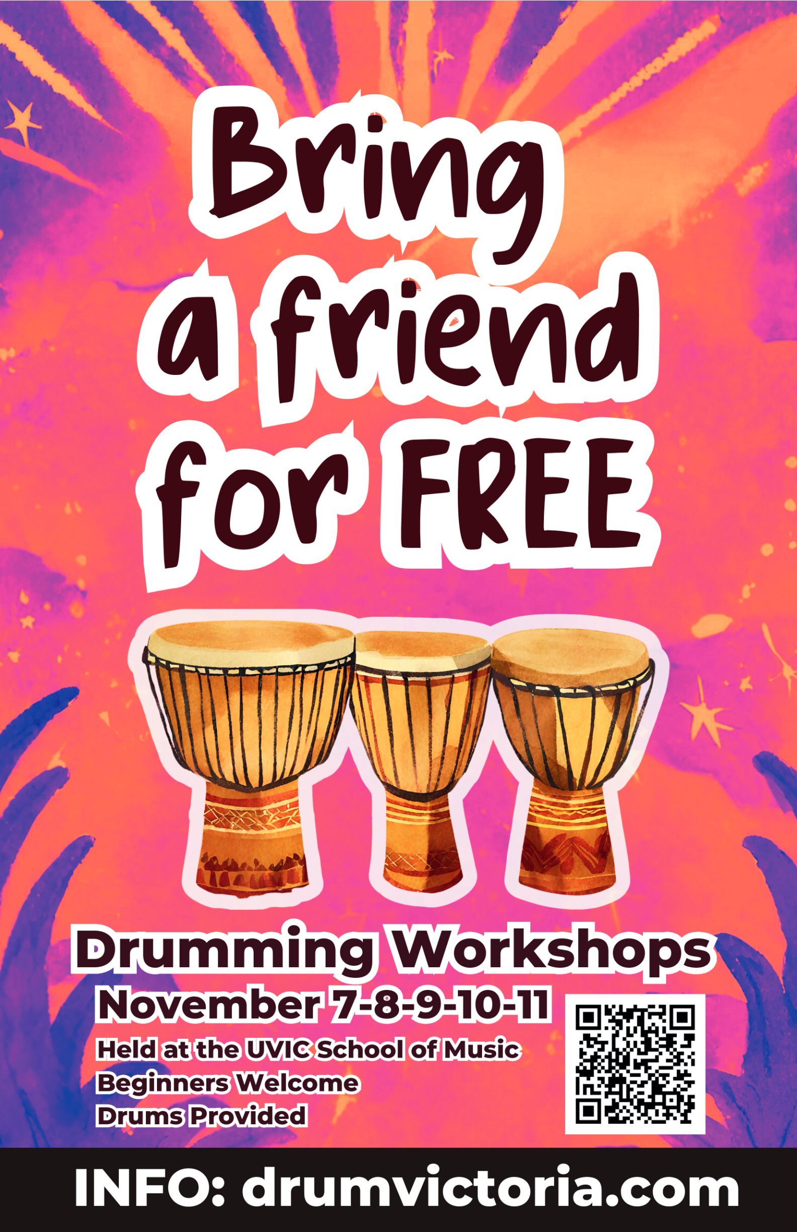 Bring a Friend for Free  (11 × 17 in) VicPosters