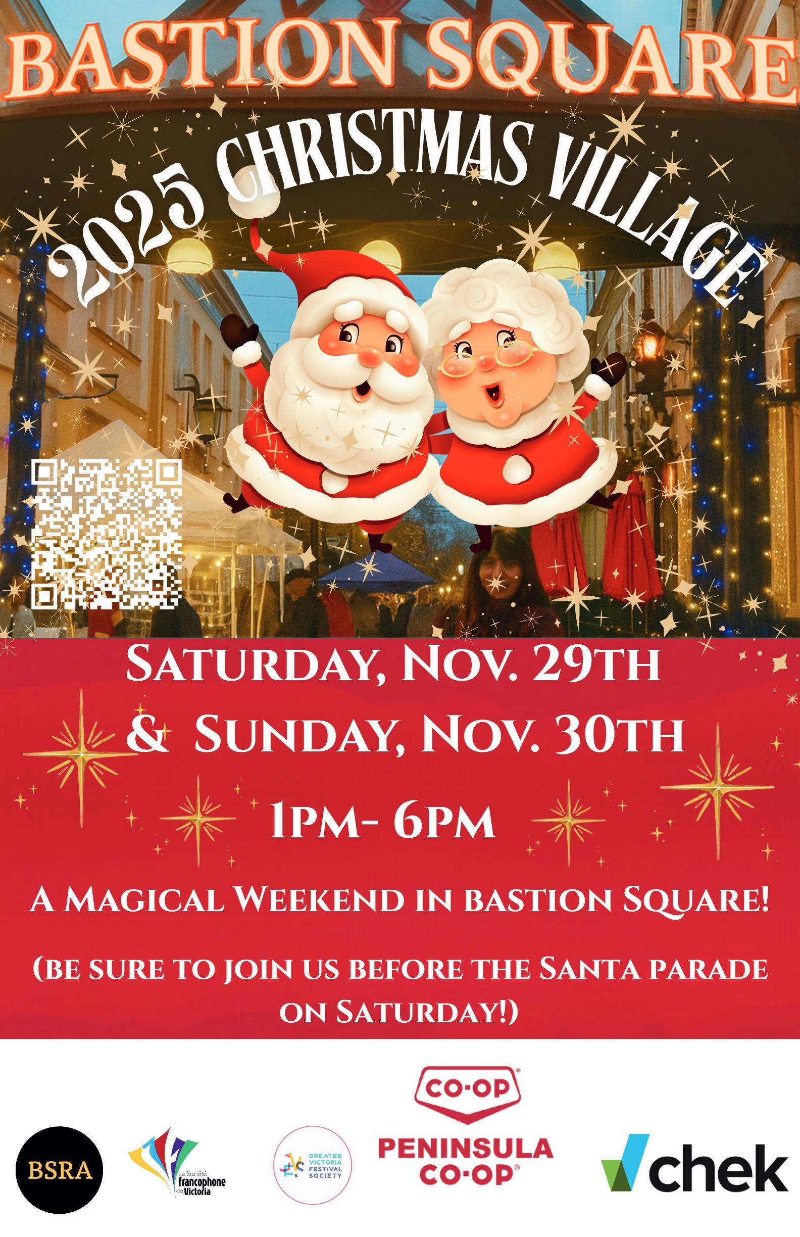 V3BASTION XMAS Village  (11 x 17 in)