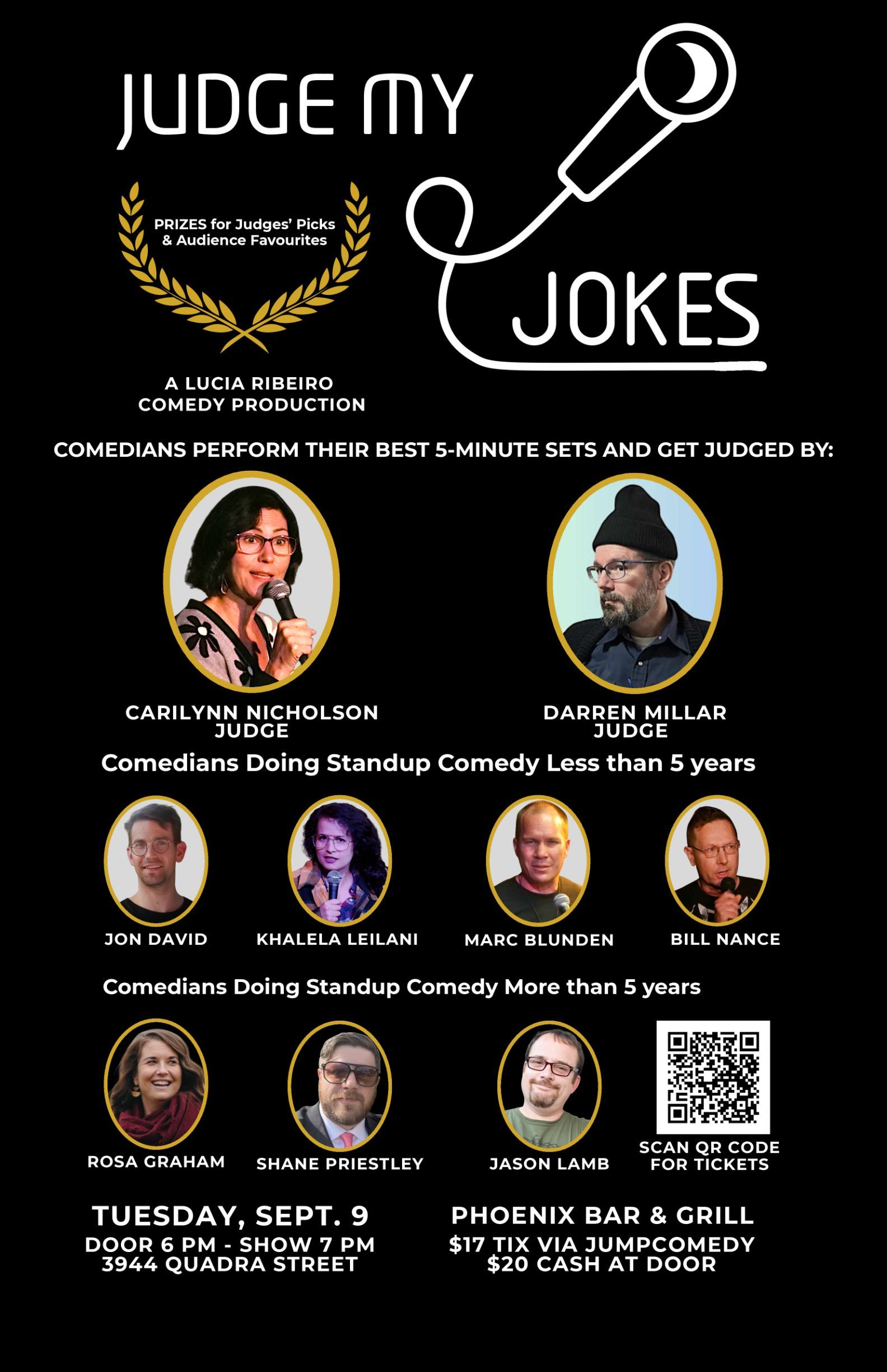 JUDGE MY JOKES Sept 9 11x17 Poster