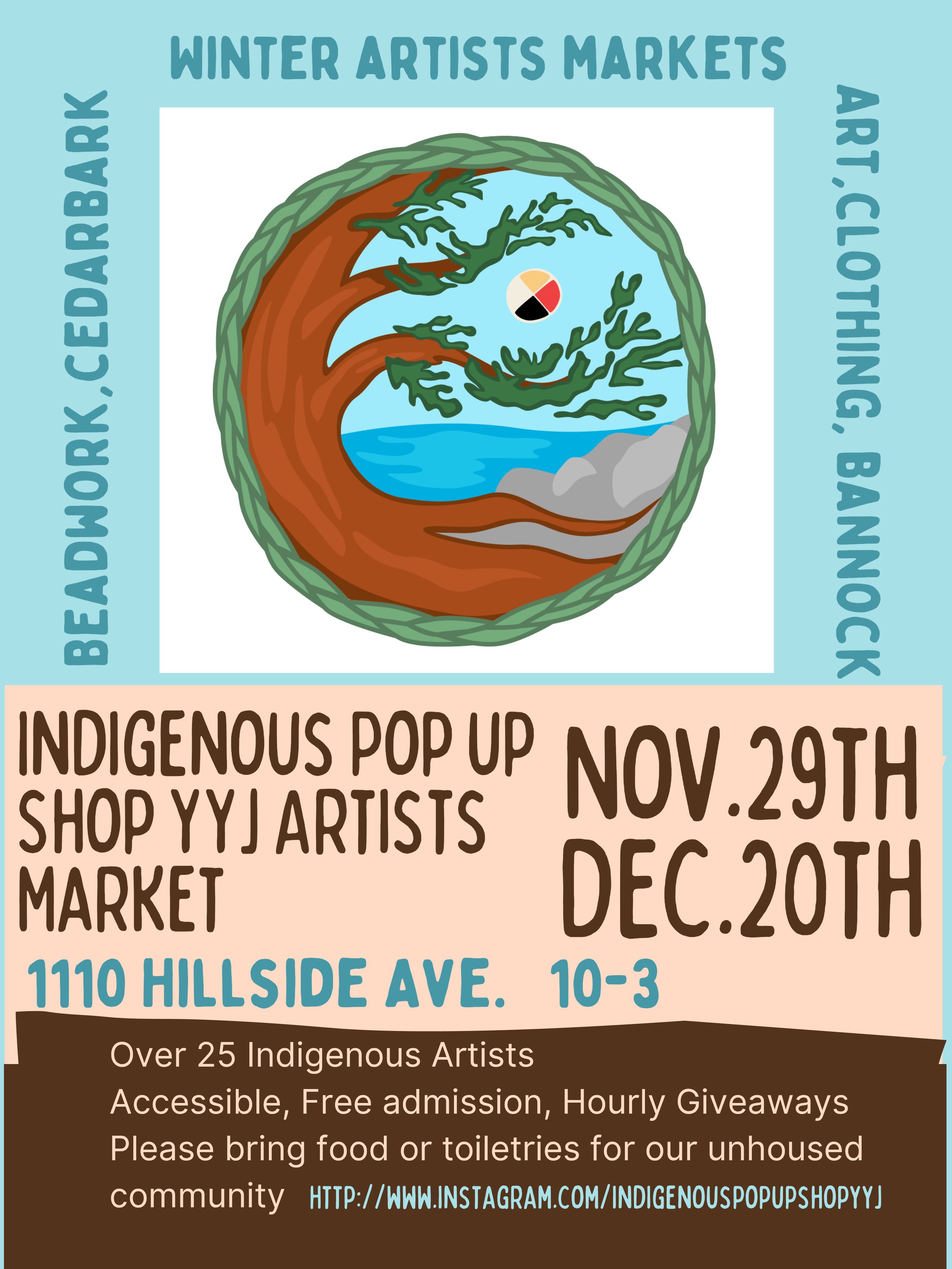 NAIDOC Week Poster in Blue Pink Organic Style (2)