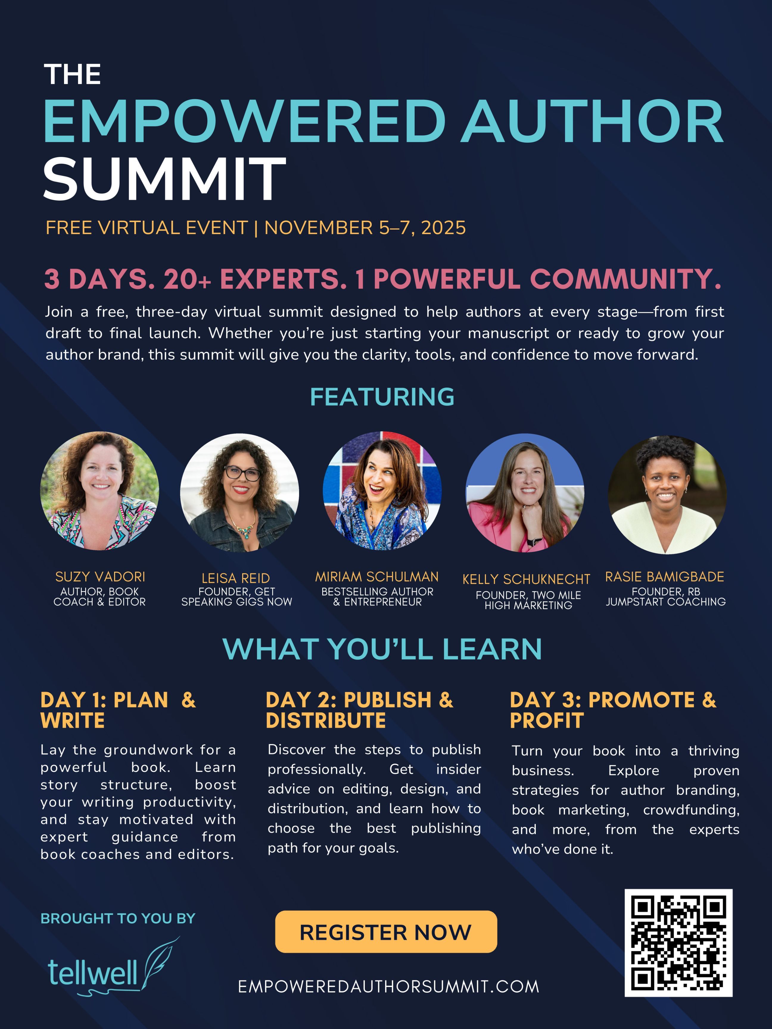 Empowered Author Summit Graphic (Double-Sided Poster (Portrait))