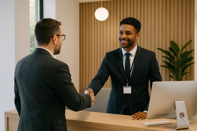 Recepção Profissional: O primeiro contato estratégico com seu cliente