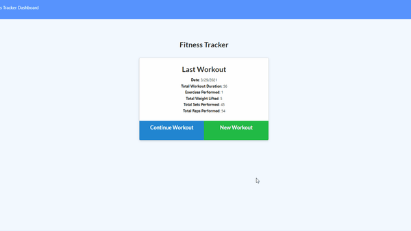 workout tracker walkthrough