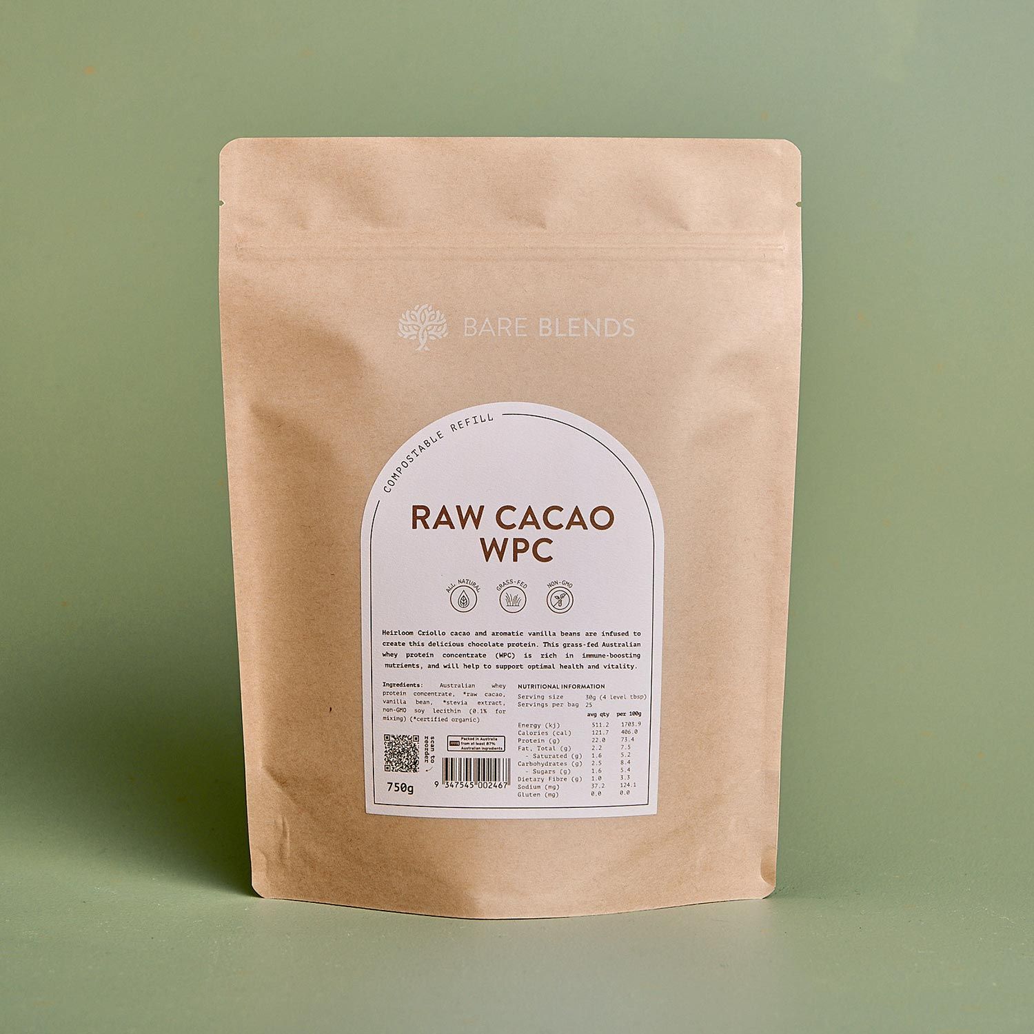 Raw Cacao WPC pouch