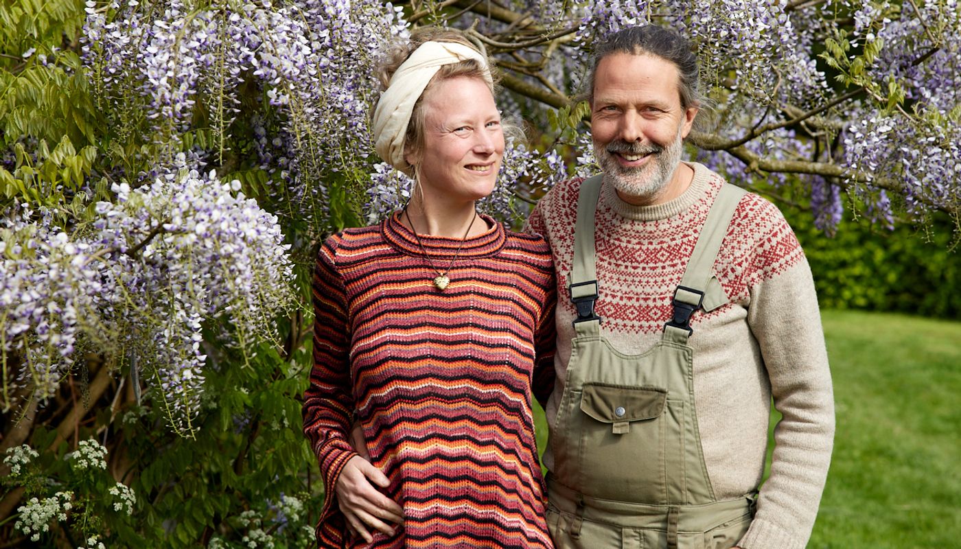 Lizelot en Jilles de beheerders van Blisveld.