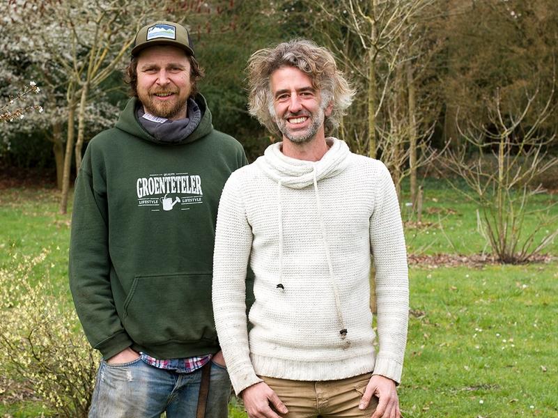 Tuinders Jasper en Dave op Landgoed Kraaybeekerhof