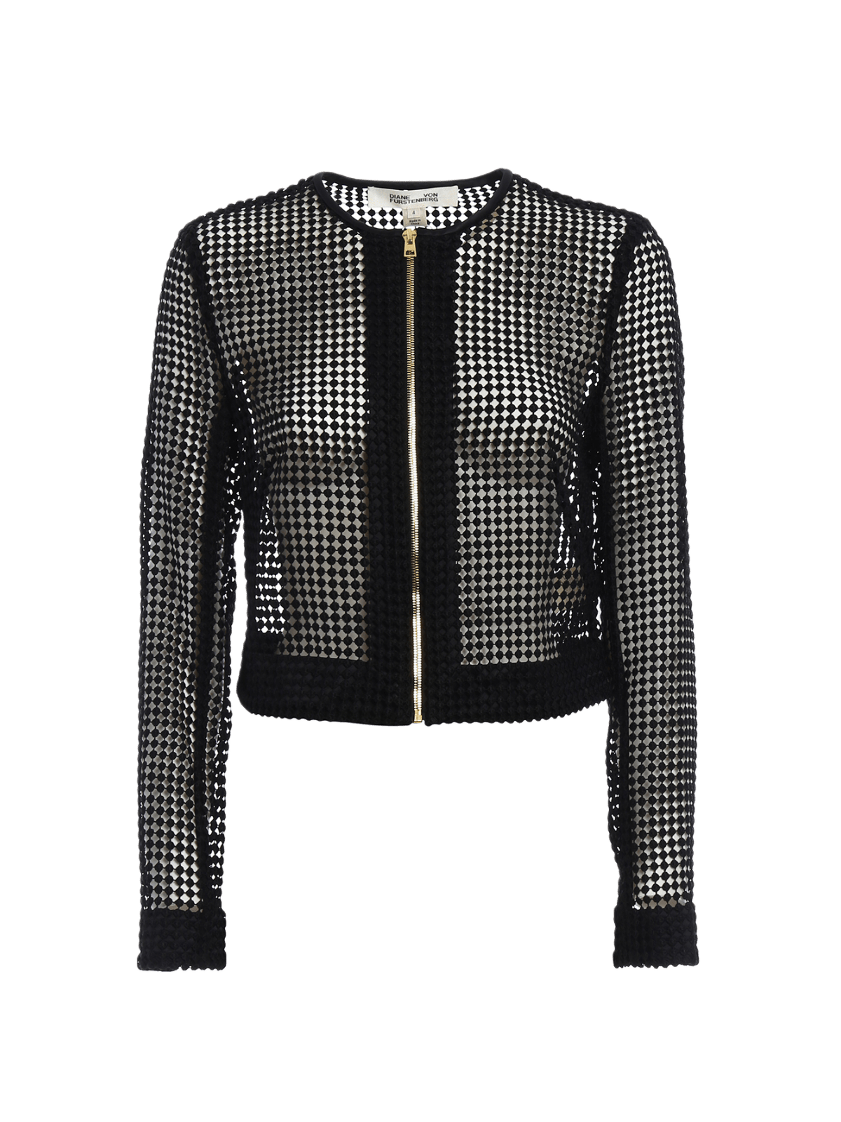 Diane von Furstenberg Chain Lace Jacket