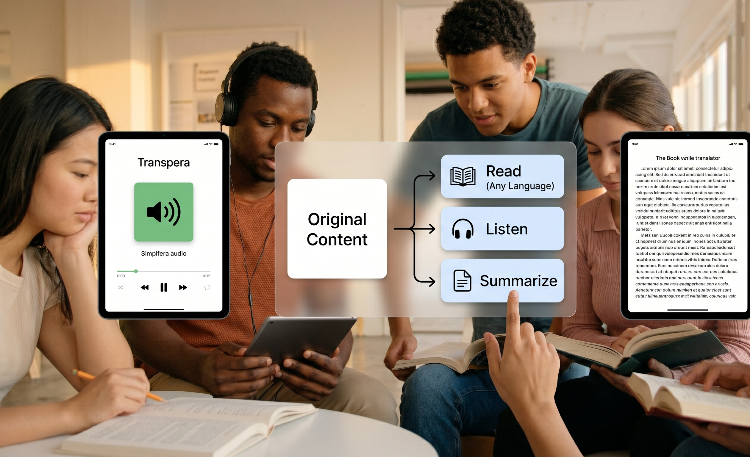 Making Learning More Accessible Through Language and Audio