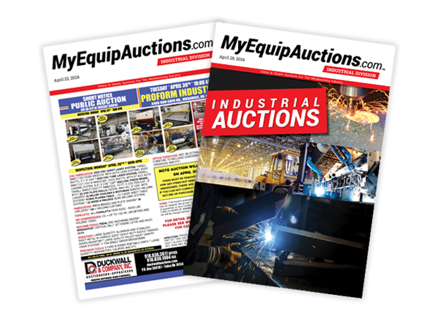 MyEquipAuctions, Industrial Auctions