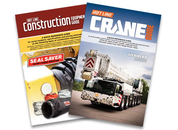 Crane Guide, Construction Guide, Blue Book, Serial Numbers, Heavy Equipment, Equipment Pricing