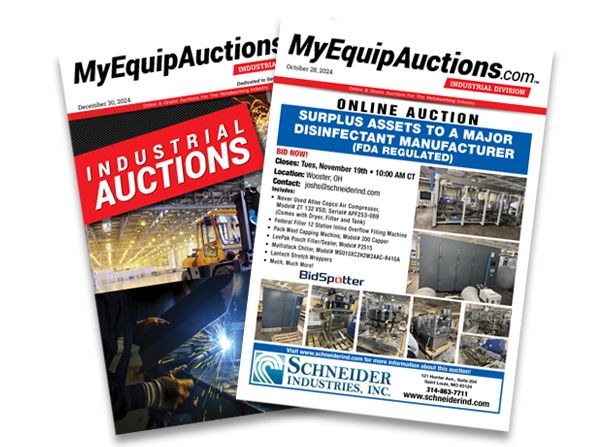 MyEquipAuctions, Industrial Auctions