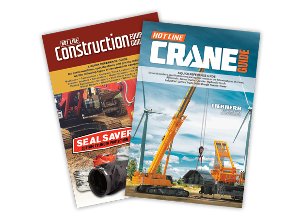 Crane Guide, Construction Guide, Blue Book, Serial Numbers, Heavy Equipment, Equipment Pricing