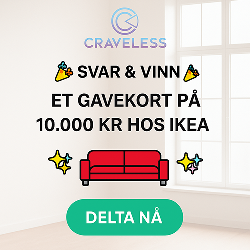 Vinn 10.000 kr i gavekort hos IKEA