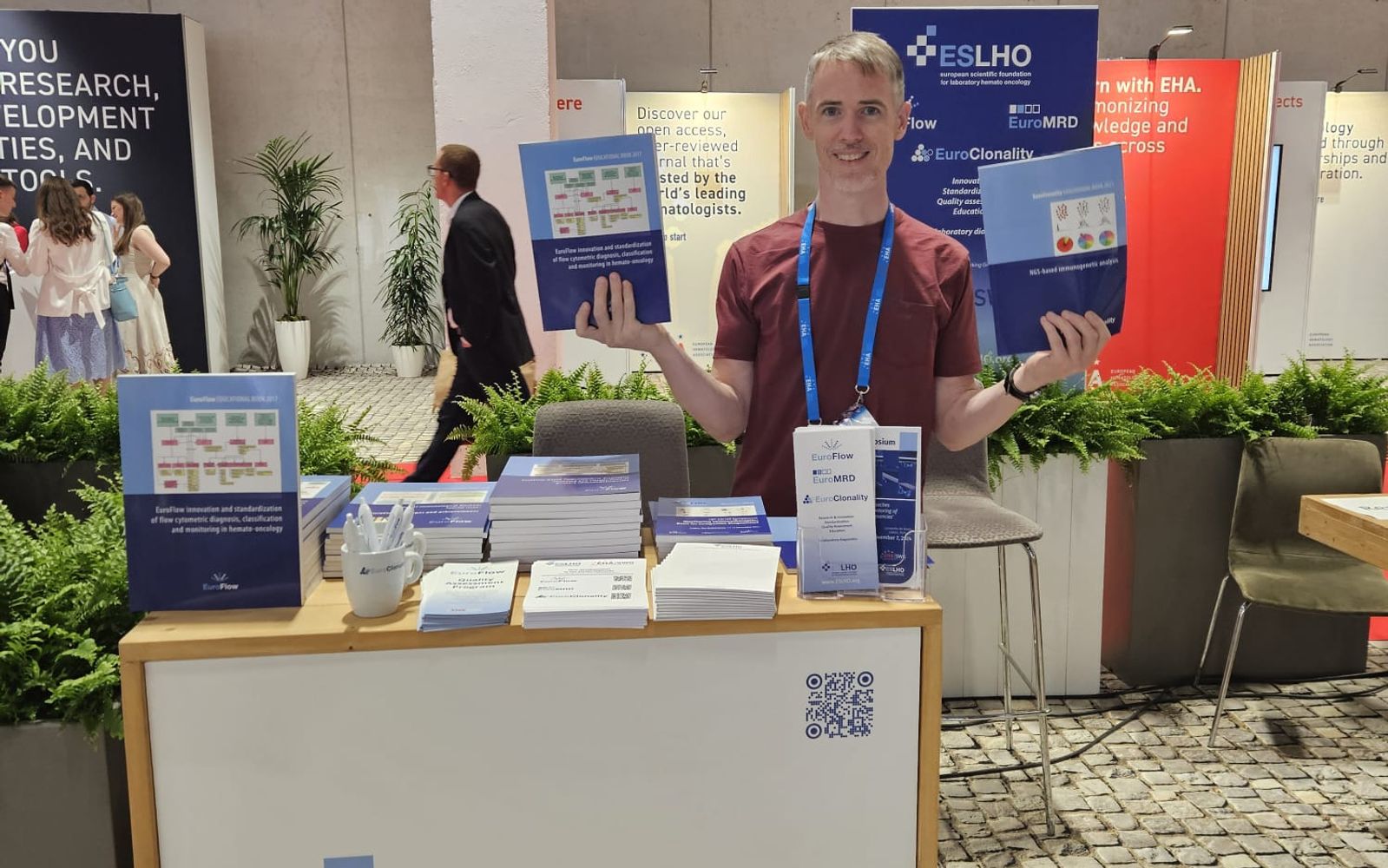 Visit the ESLHO booth on the EHA 2024